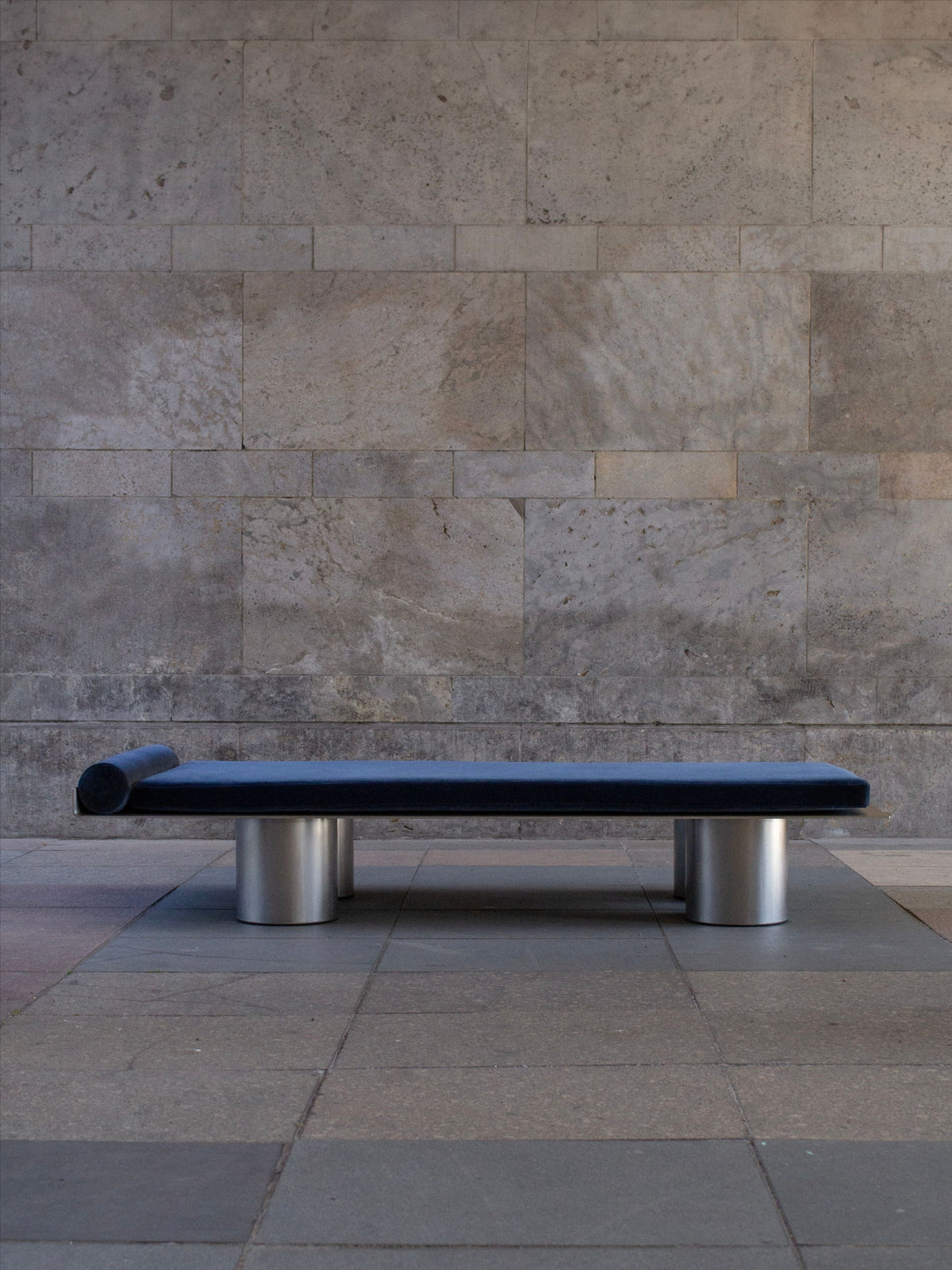 Monteverdi Daybed by Frederik Fialin | The Oblist — modern design, blue upholstery