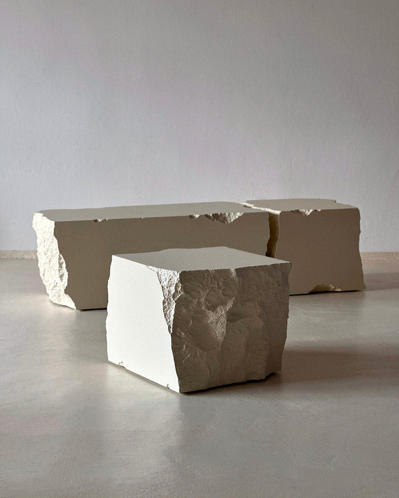 Lapis – Foam Stool & Bench Set by Pablo Octavio | The Oblist