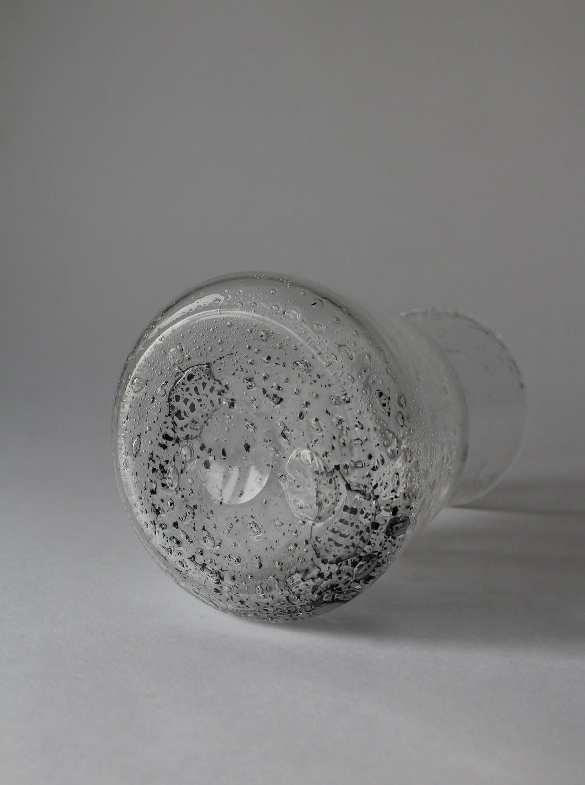 Erik Höglund bubbled glass vase detail showing textured surface