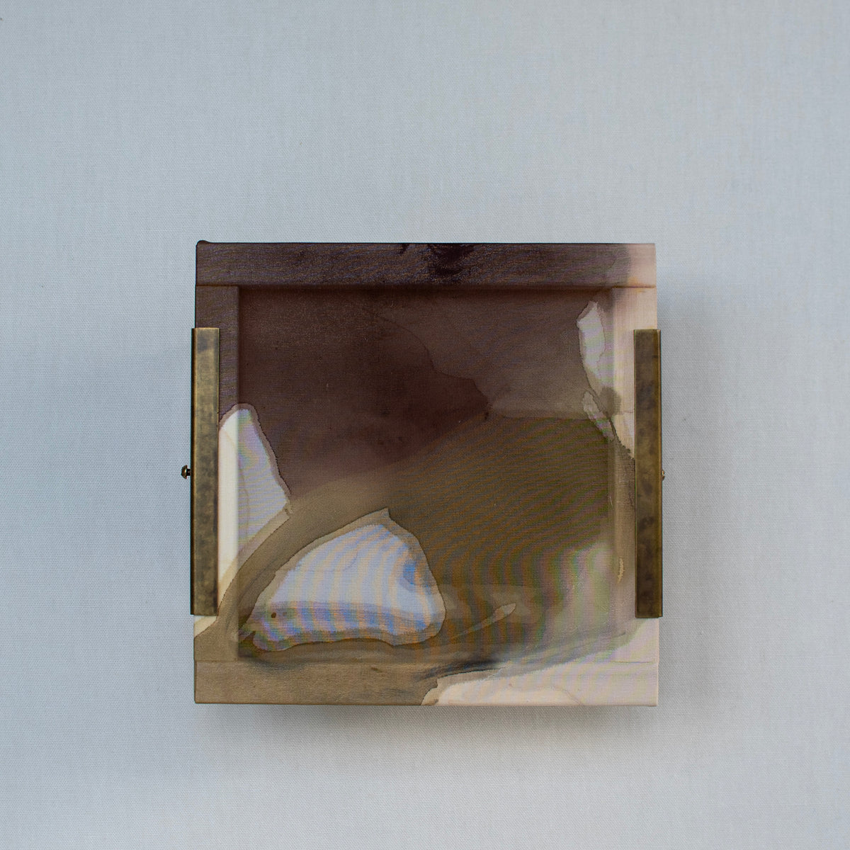 Hand-Painted Silk Instinct Sconce 10/12 — detail view