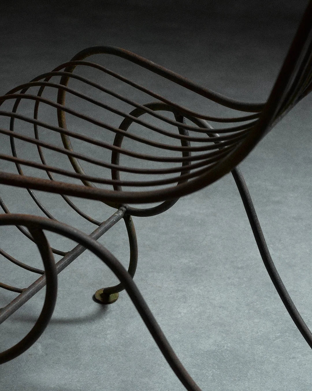 Spine Chair and Table in the Style of André Dubreuil — additional view