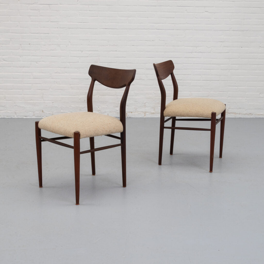 Set of 4 Dining Chairs by Lübke, 1960s — alternate view