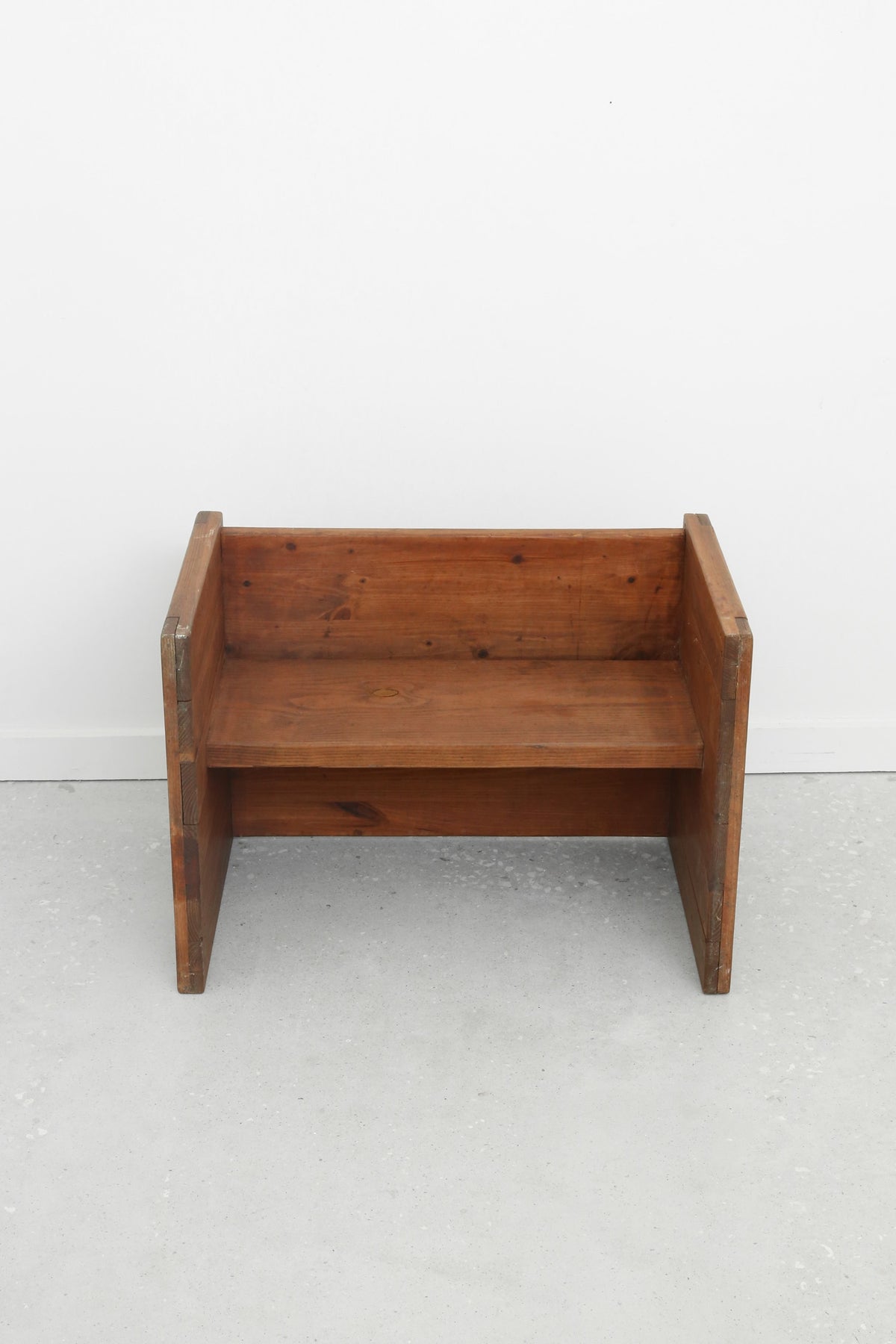 Primitive Pine Bench — view 9