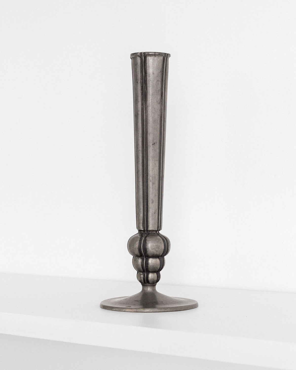 Cast Pewter Vase by Edvin Ollers, 1950 by Spigel | The Oblist — handcrafted pewter, vintage design