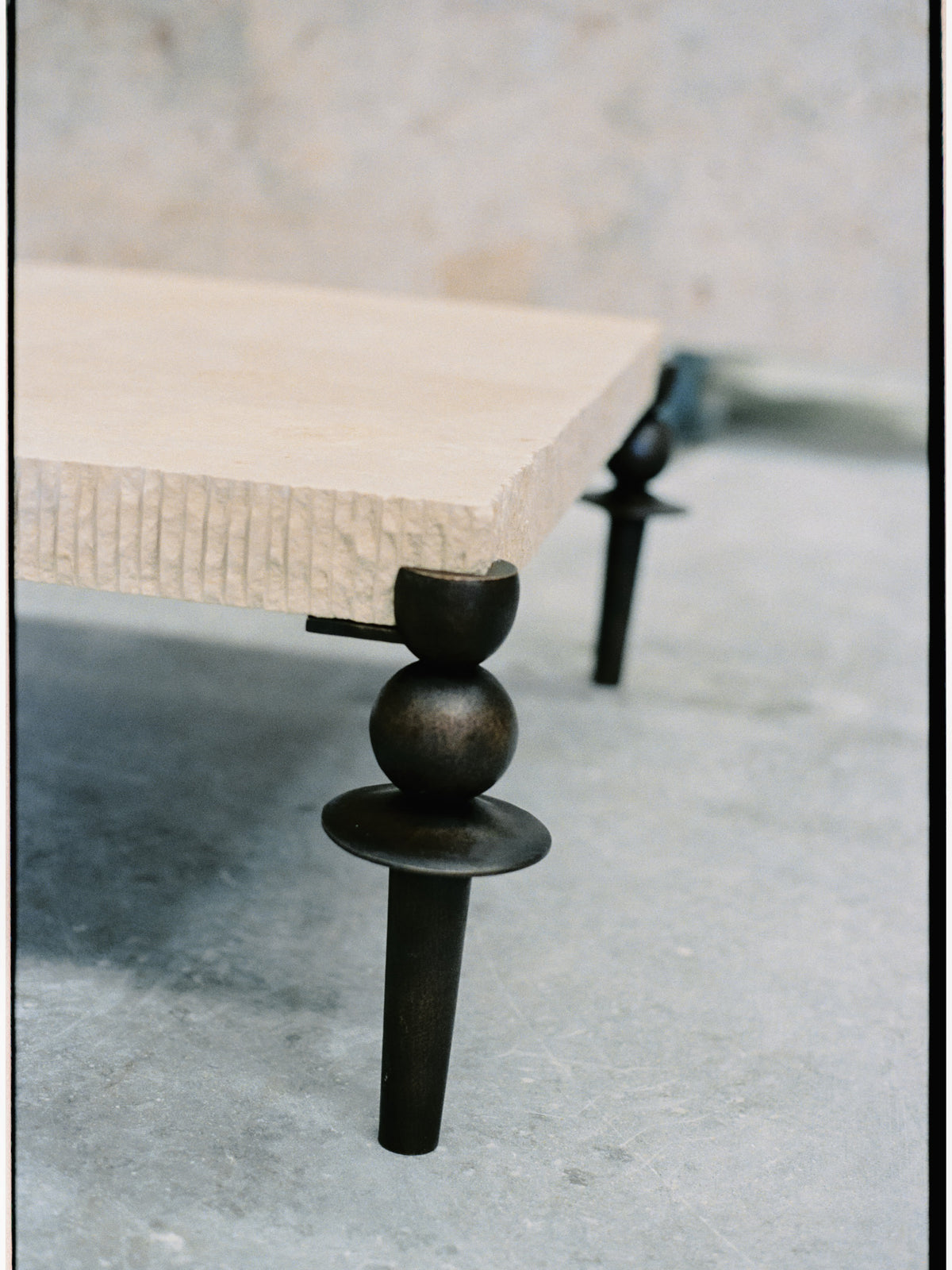 Bonbon Bronze Coffee Table — close-up