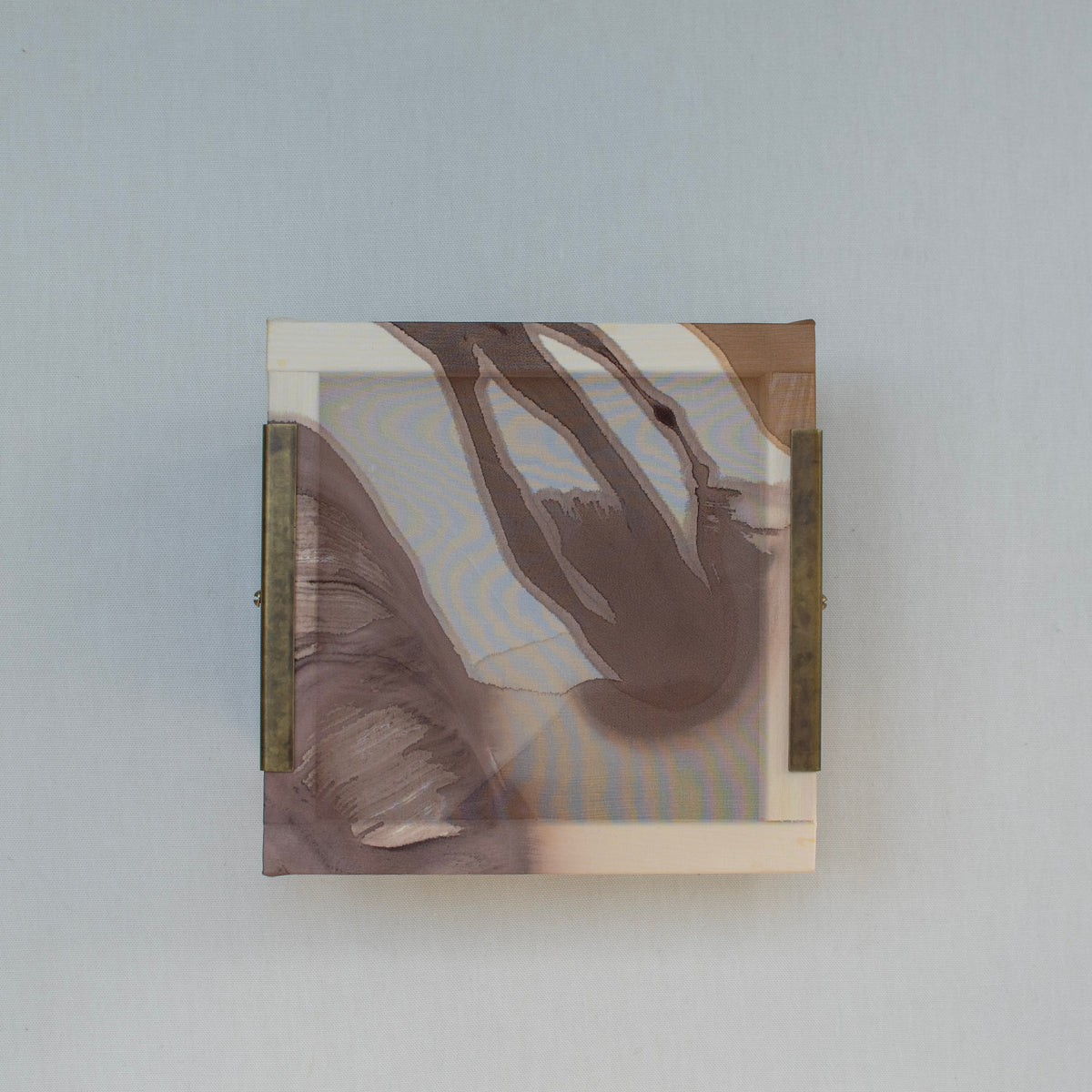 Hand-Painted Silk Instinct Sconce 09/12 — detail view