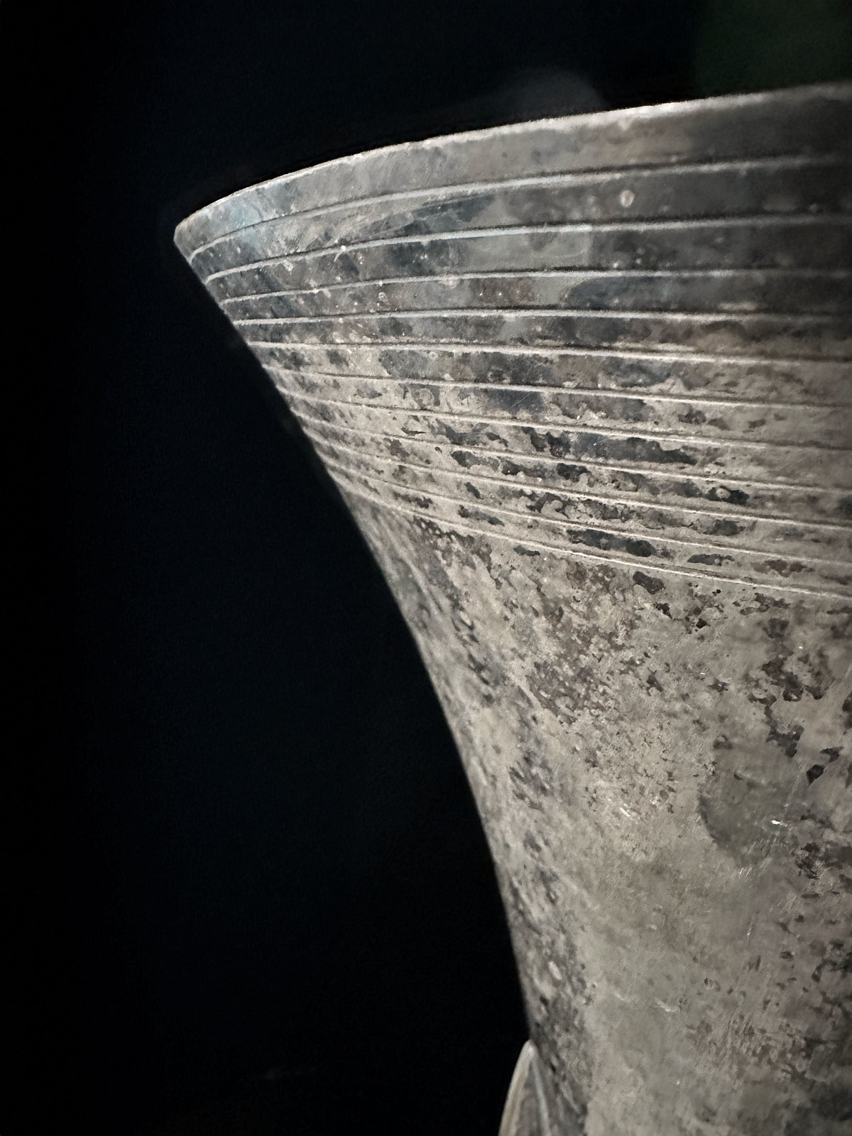 Large WMF Silver-Plated Art Deco Vase - circa 1925 — detail view