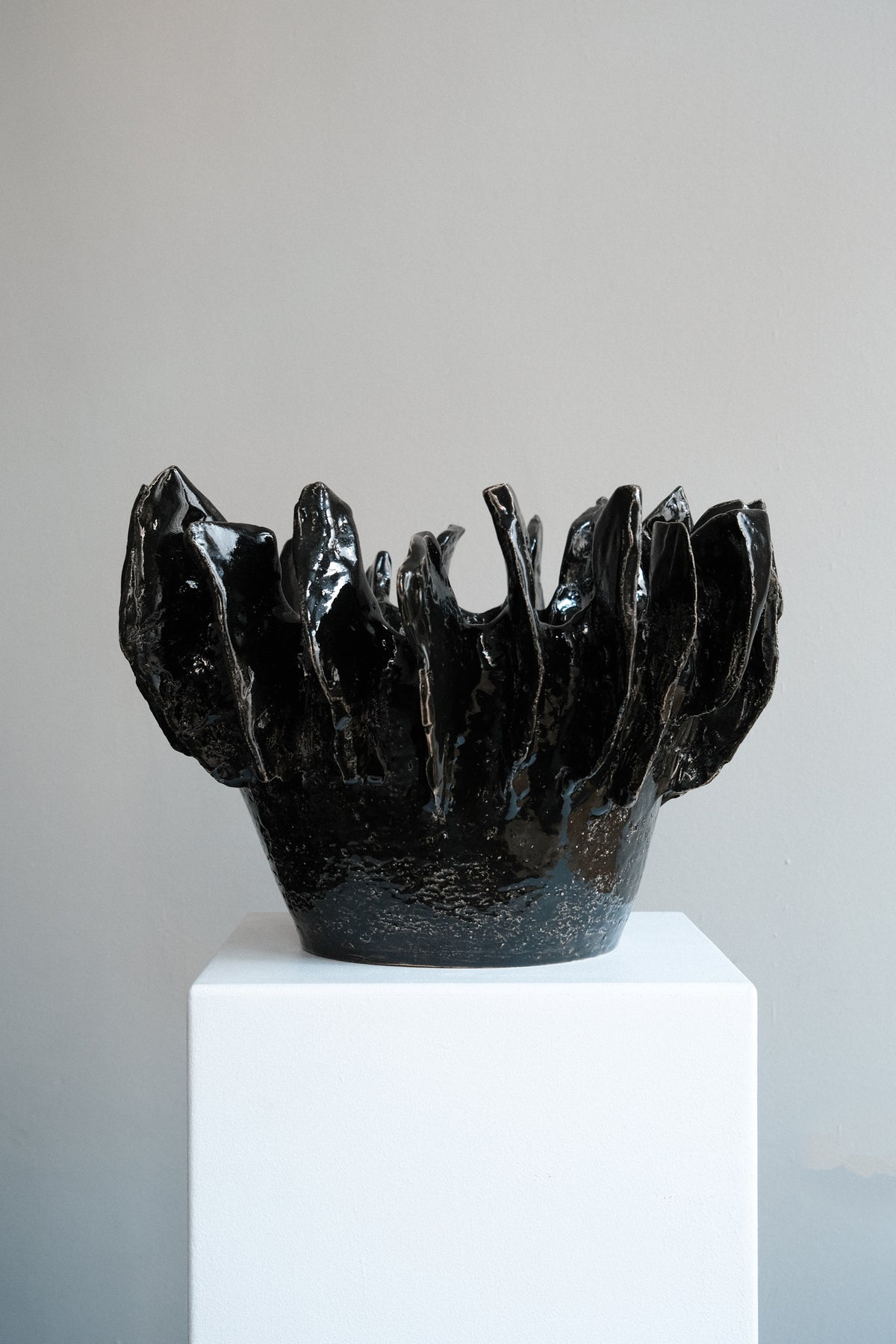 Winged Vessel IV | Sculpture — side angle