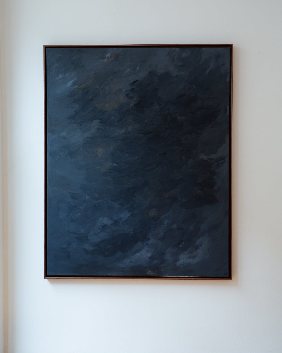 Nocturne by Mattias Storm | The Oblist — dark blue canvas painting