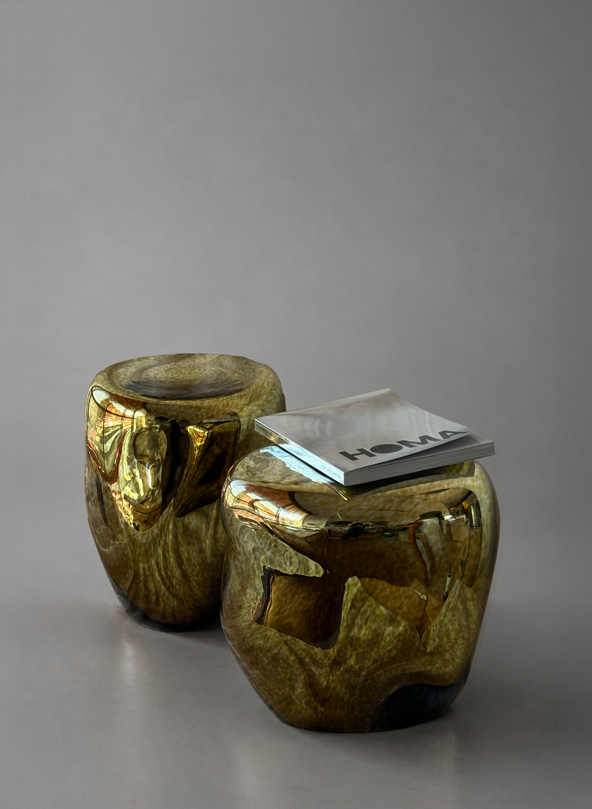 Wave Stool/Side Table Collection — detail view