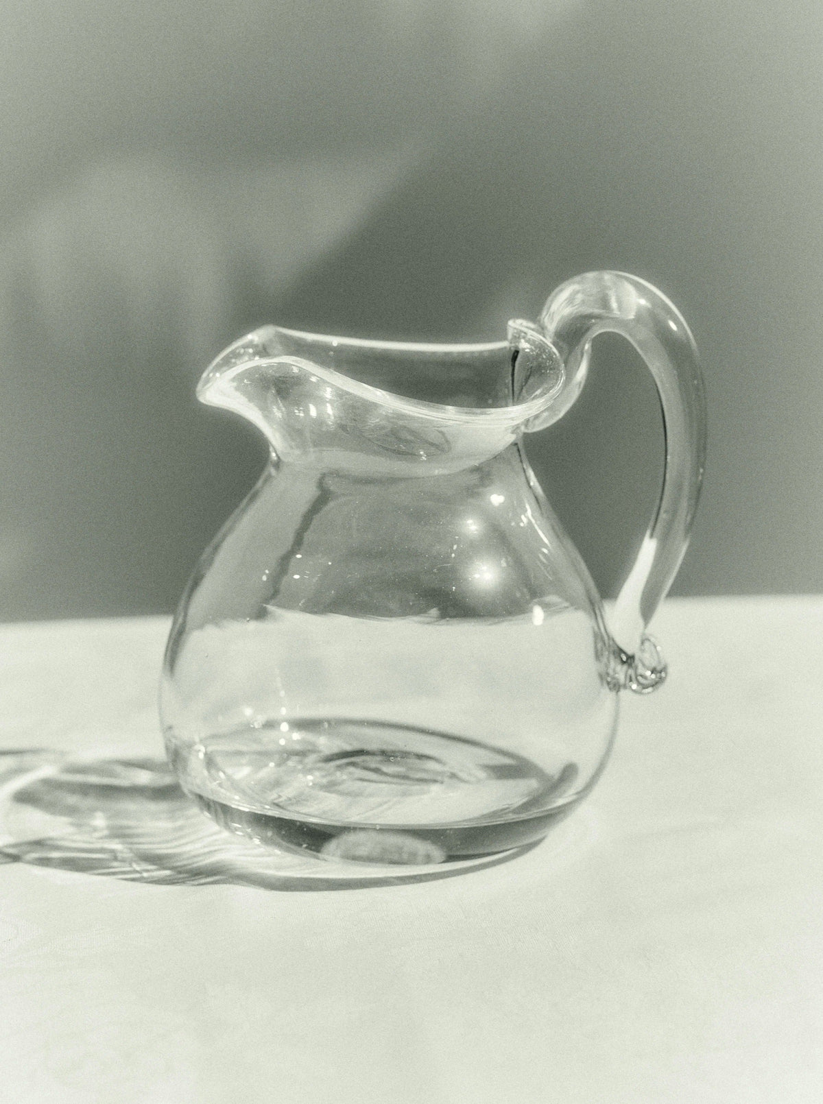 Blixen Jug by Akua Objects | The Oblist — handcrafted glass, clear