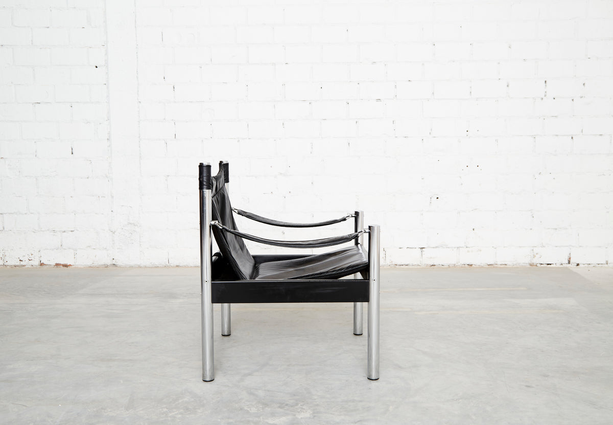 Pair Börje Johanson Safari Chairs for Johanson Design — lifestyle setting