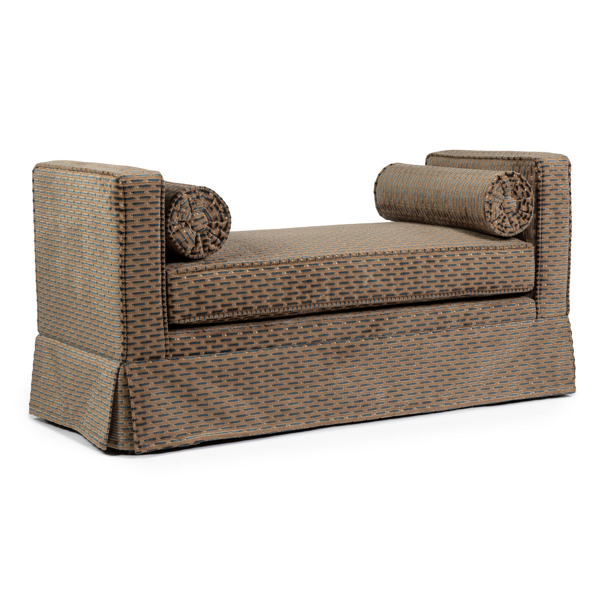 Julian Seat Bench 120 cm - Misia Paris Vienne Grege — side angle