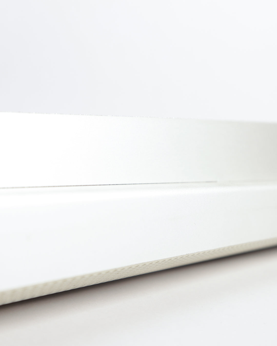 Hillel table lamp detail view showing minimalist white design