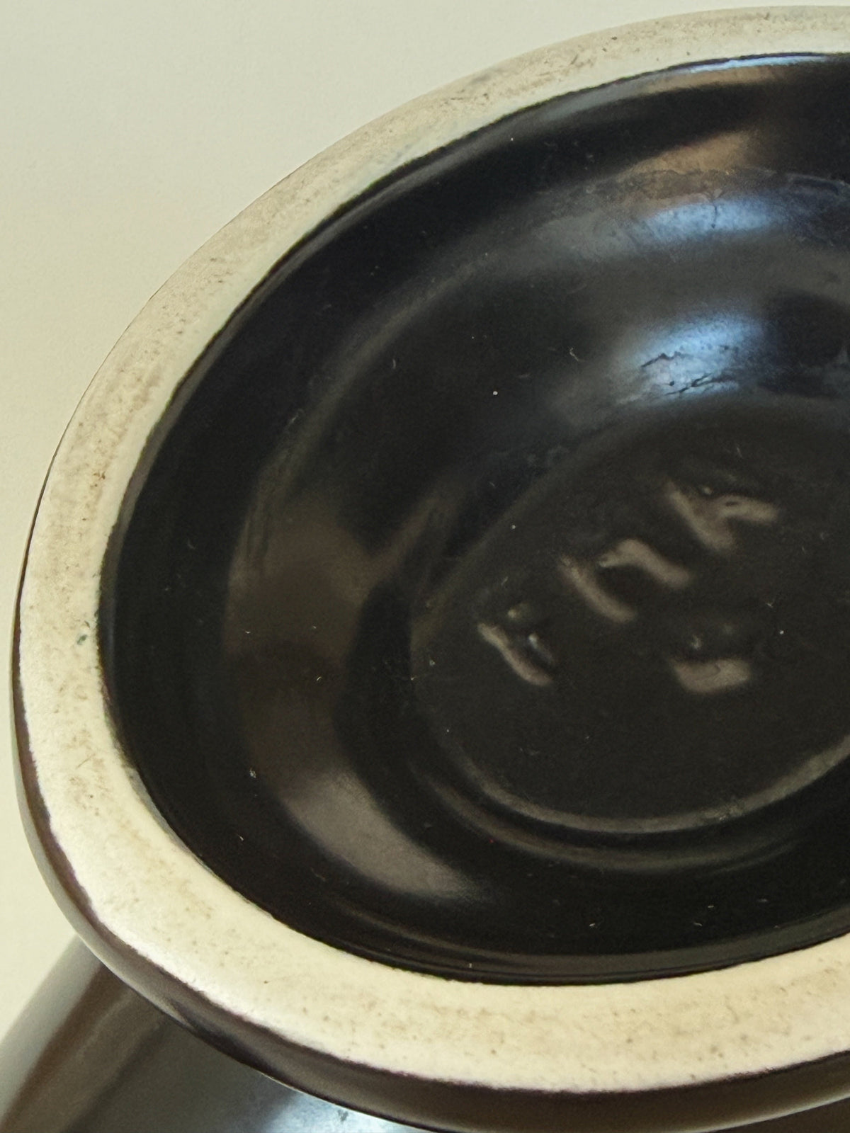 Vintage Fulham Pottery Mantle Vase, circa 1950s — close-up