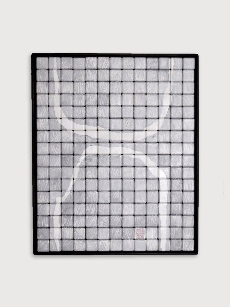 Gesso Painting No.18 - Sculptural Relief by Studio Miriam Loellmann | The Oblist