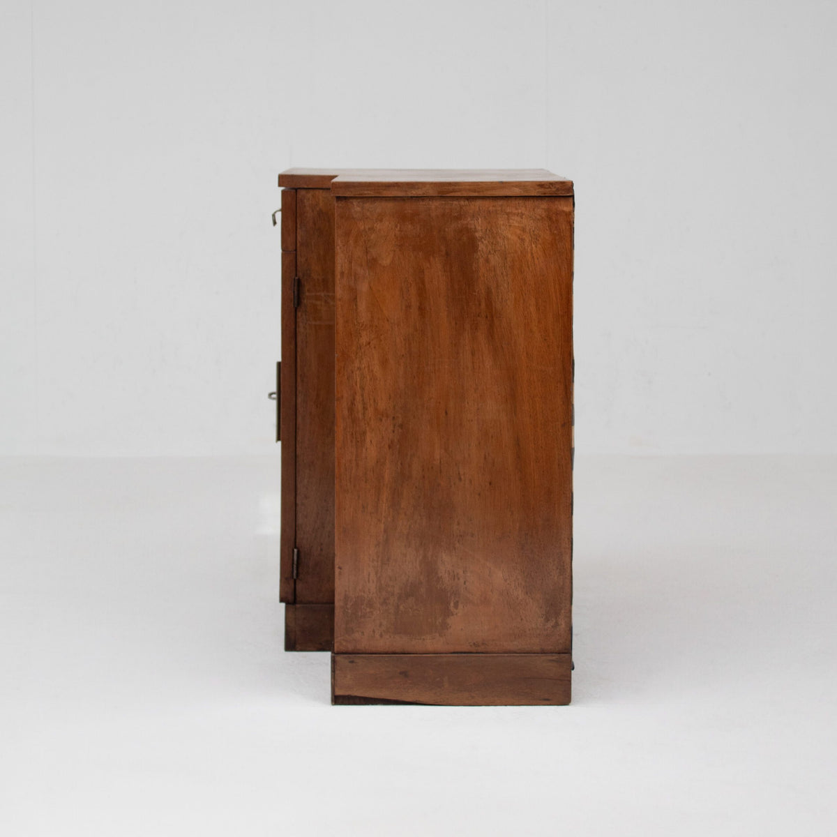 Art Deco Nightstand with Chrome Handles — in context