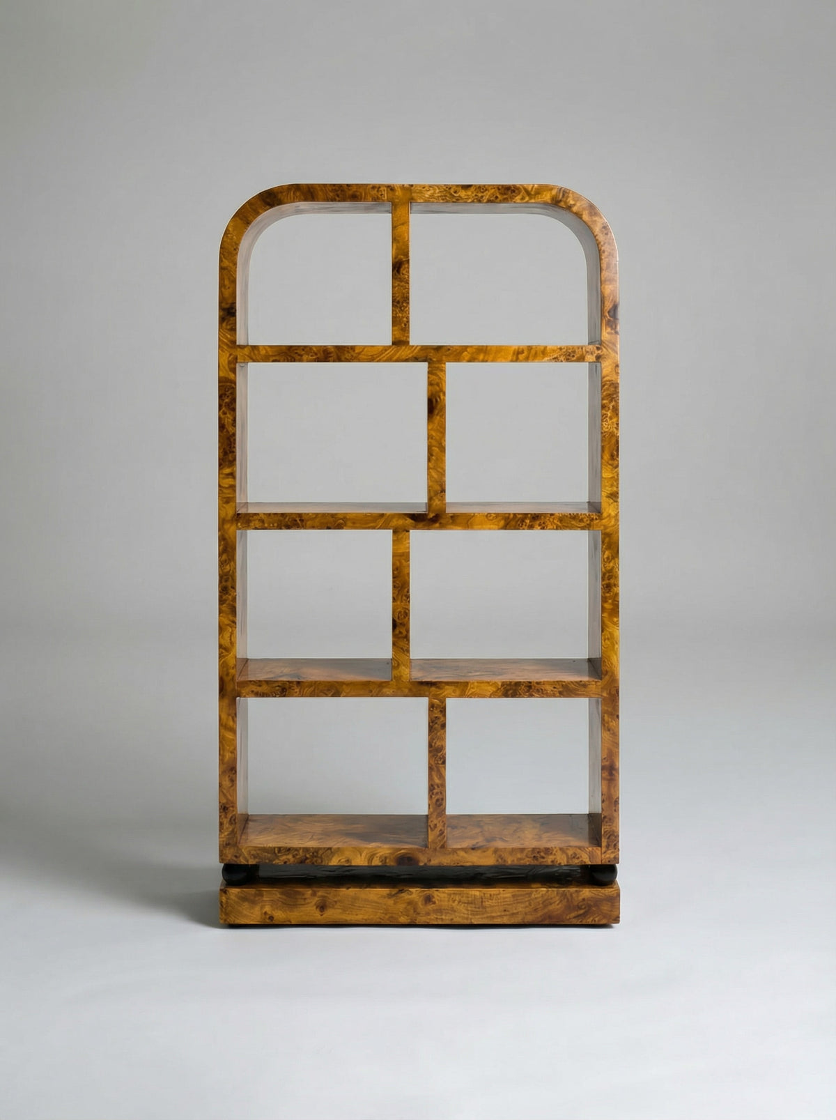 'Calisto' Olive Burl Bookcase by Meola Interiors | The Oblist