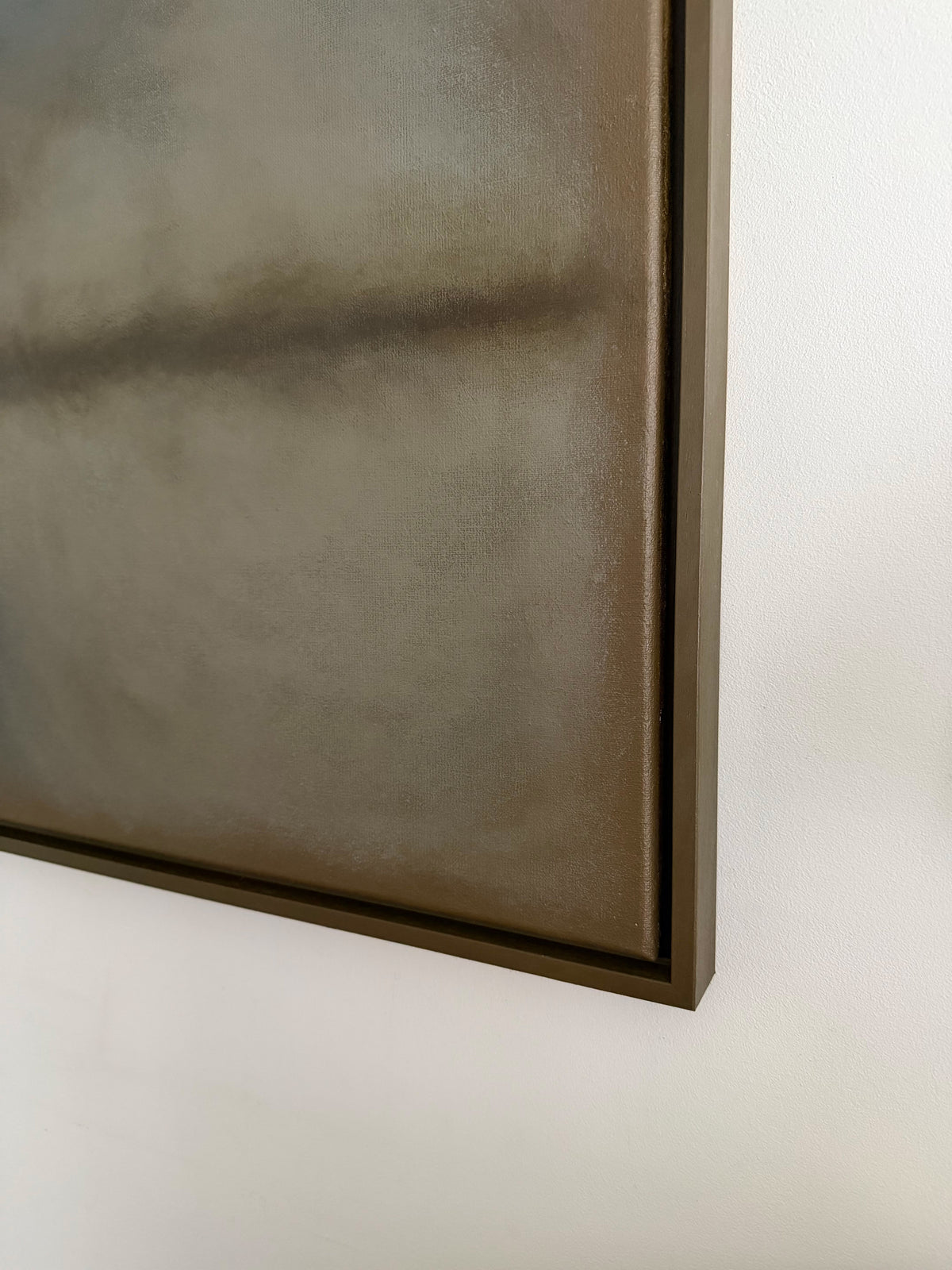 'Many rivers to cross' painting — lifestyle setting