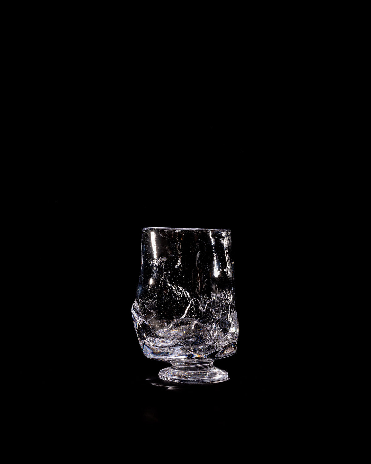 Organic Table Glass — side angle