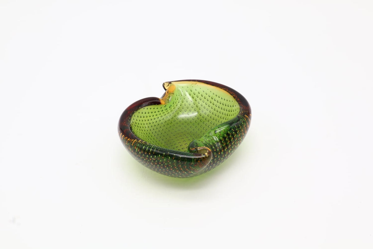 Mid-Century Murano 'Bullicante' Glass Vide-Poche – Italy, 1950s by Forma Finds | The Oblist
