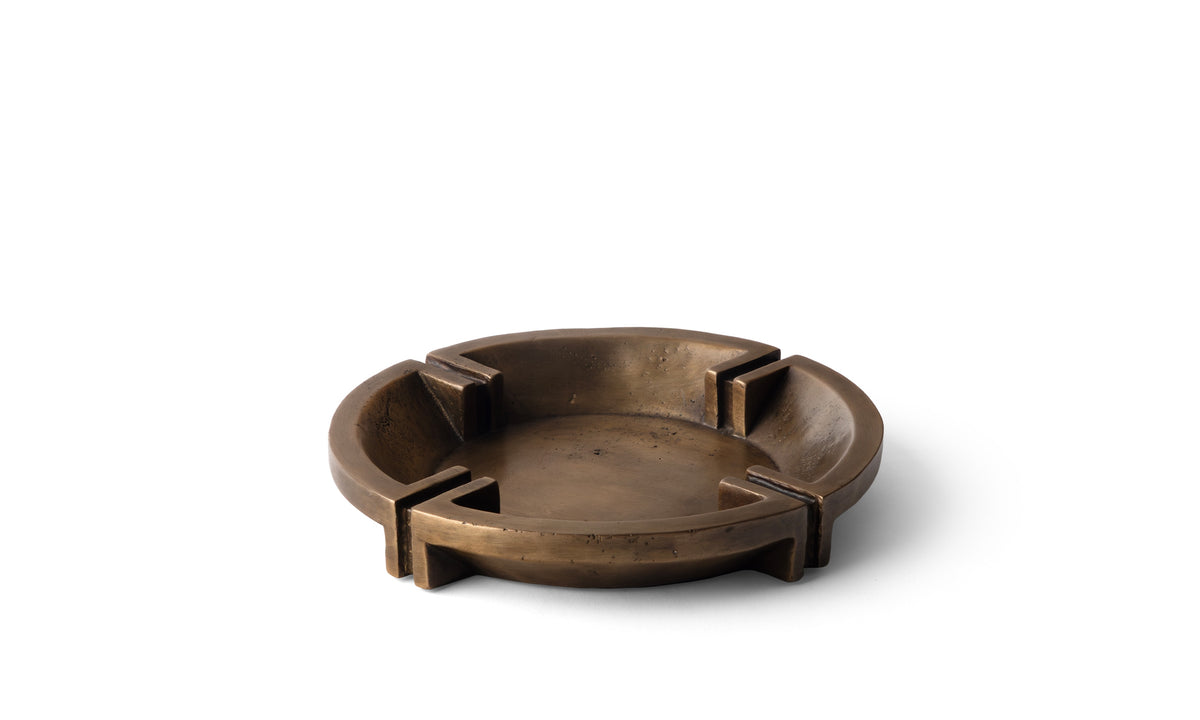 Cinis Tray (Aluminum or Bronze) — close-up
