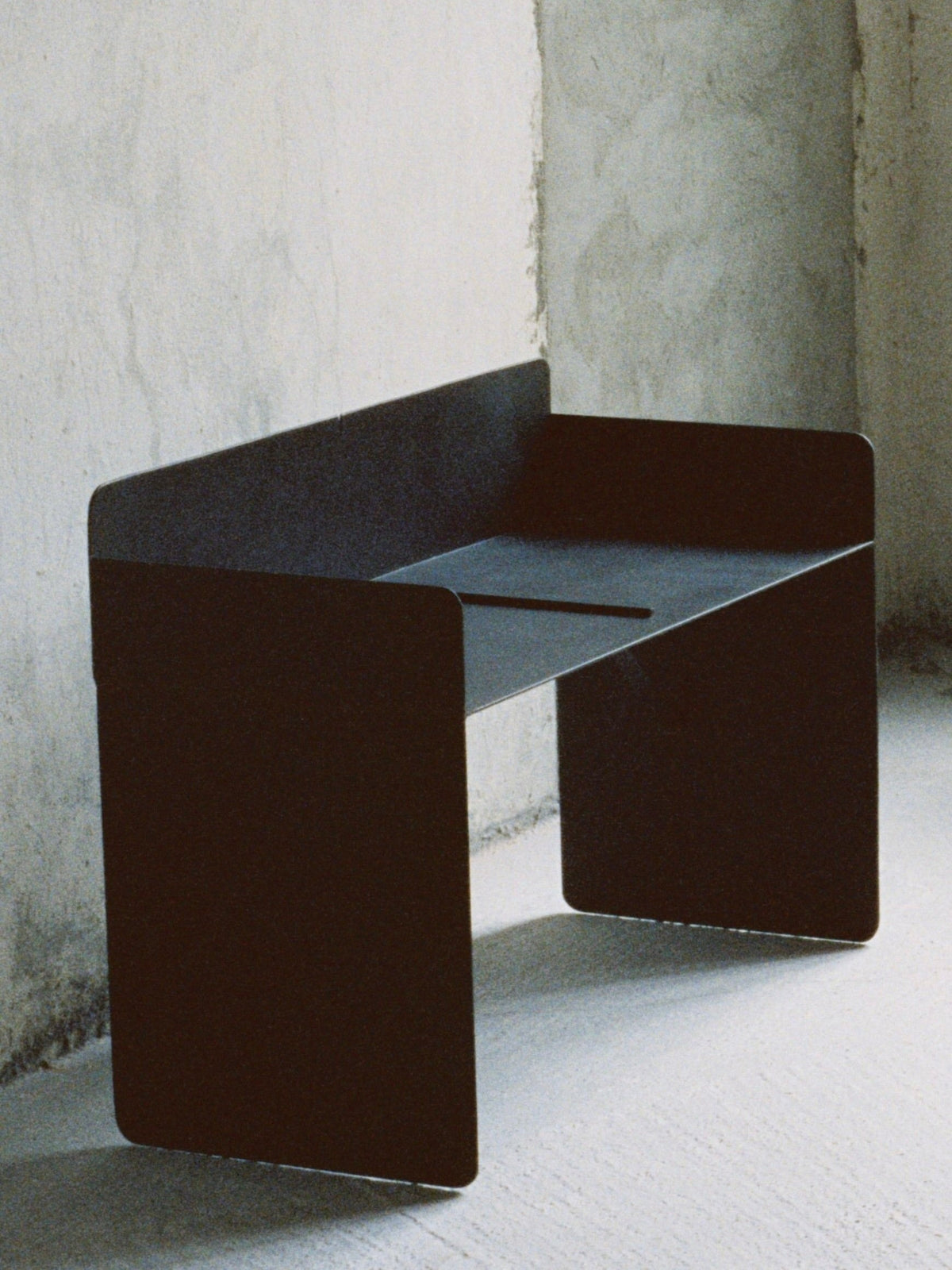 The Bench - Brutalist Bench in Steel by COSEINCORSO | The Oblist