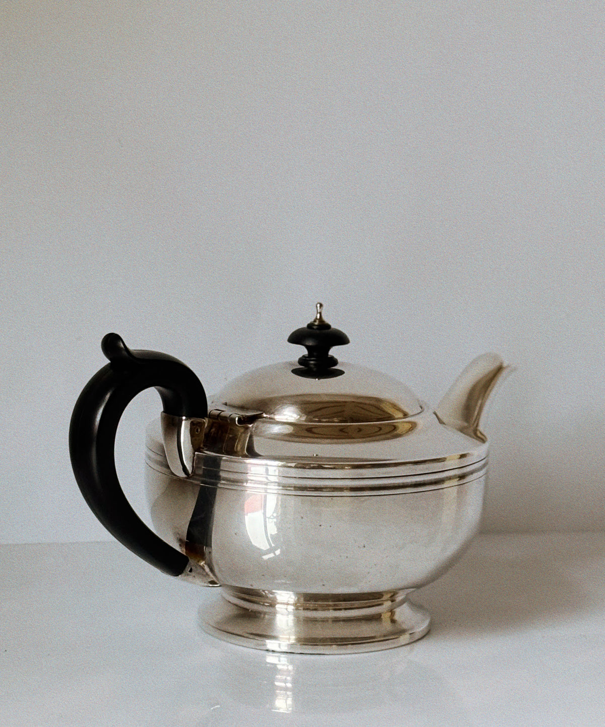Mid Century WMF Silver Plated Teapot, Germany — lifestyle setting
