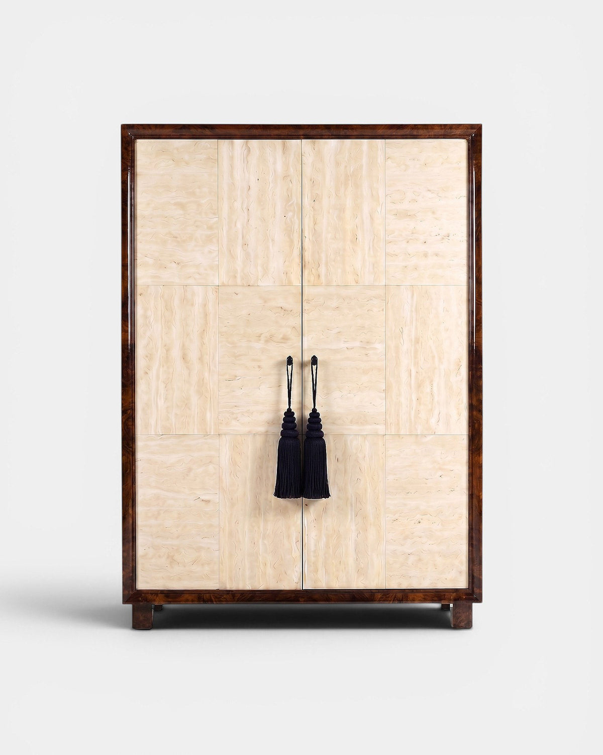 Emilie Travertine And Wood Storage by Marbera | The Oblist