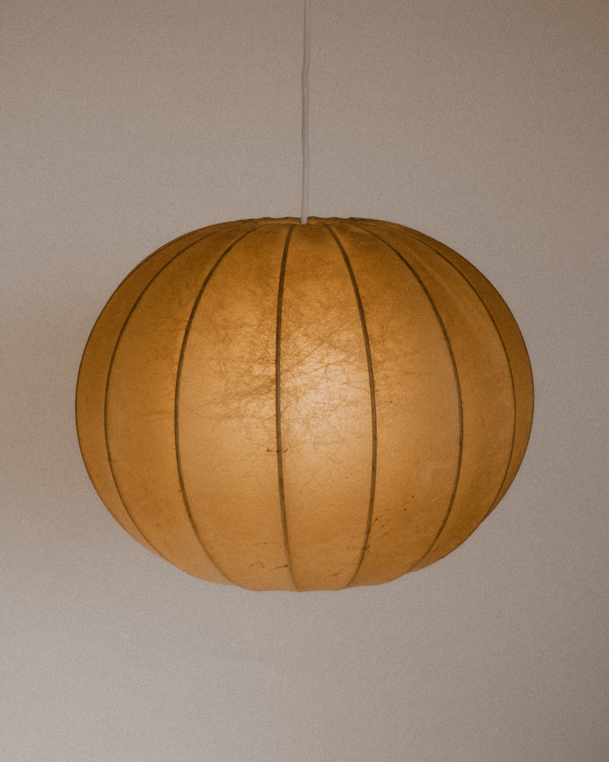 Vintage Mid-Century Cocoon Pendant Light by Goldkant Leuchten by septembre studios | The Oblist