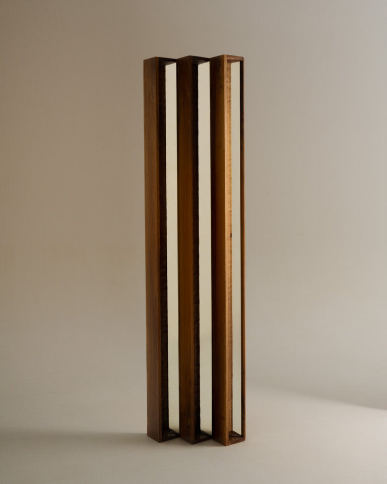 Large Perception Mirror by OROS | The Oblist — wooden frame, modern design