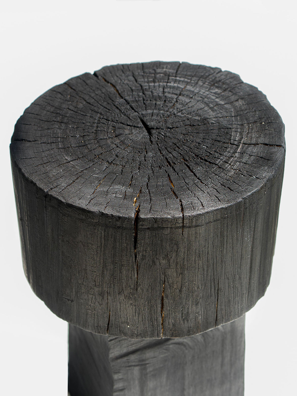 Burnt Black Coffee Tables/Stools — additional view