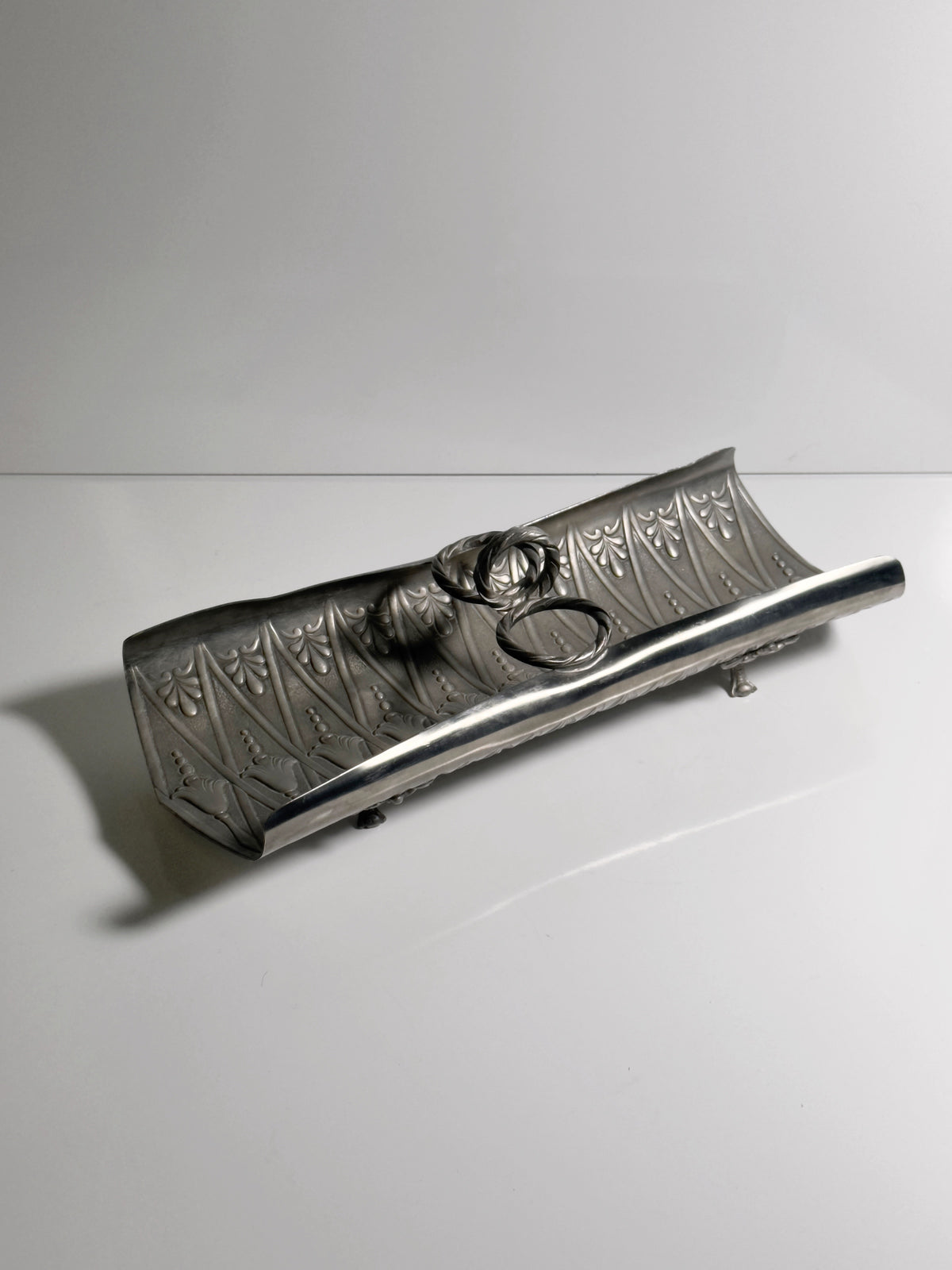 Italian Peter Grissini Holder - 1970s by Dodo Vintage | The Oblist — silver metal, vintage design