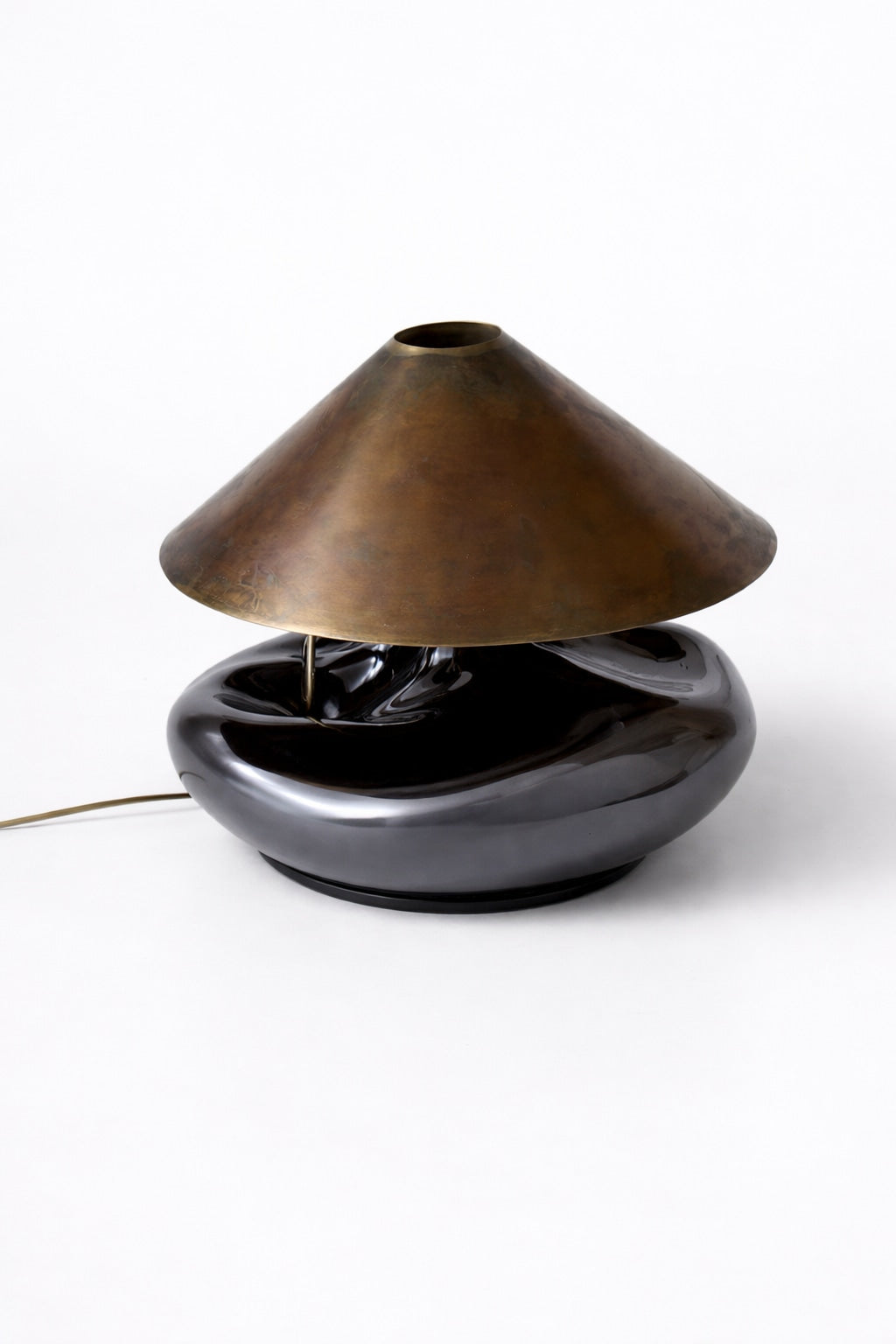 'Obsidian Lamp II' Table Lamp — side angle