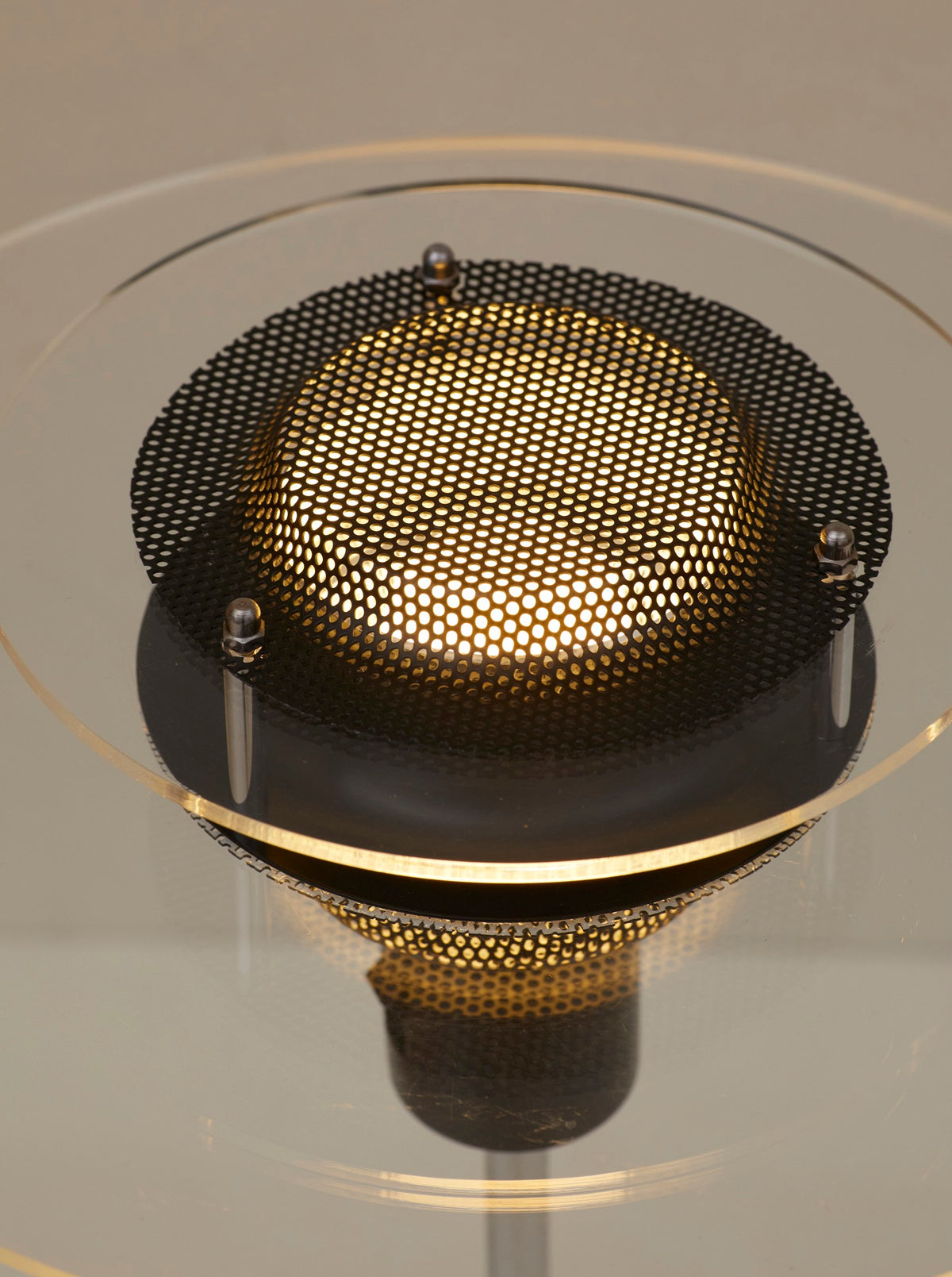 Vintage Postmodern Ikea Cirkle Table Lamp C. 1990 — in context
