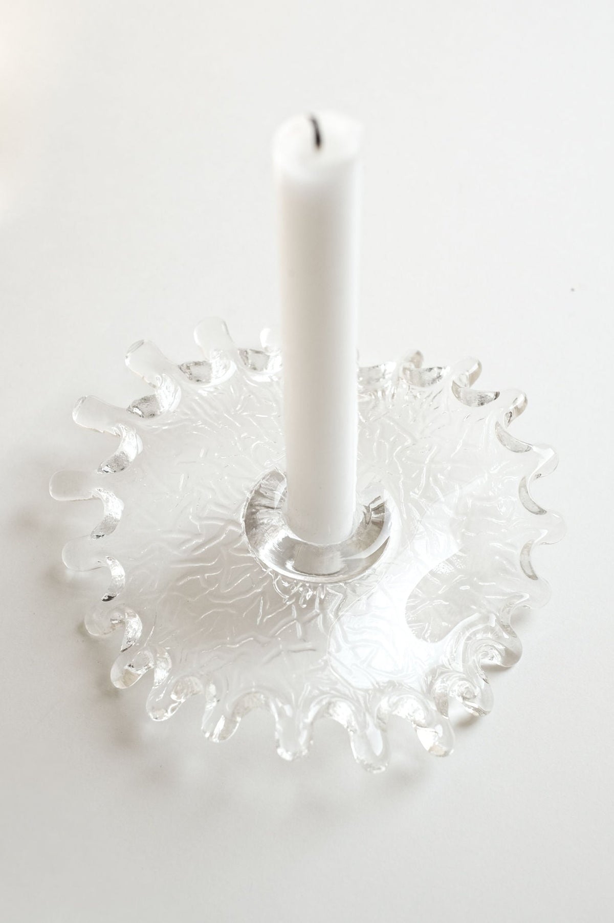 Glass Candle Holder — detail view