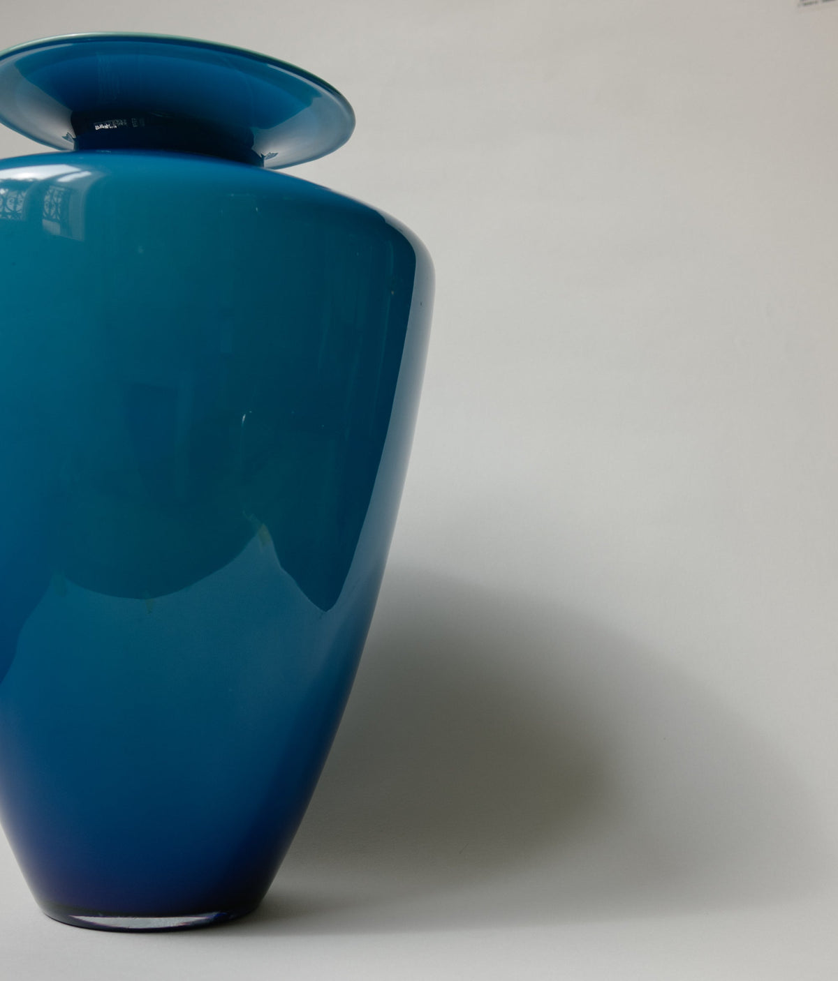 Cà dei Vetrai Large Incamiciato Murano Glass Vase | Italy - c. 1960s — side angle