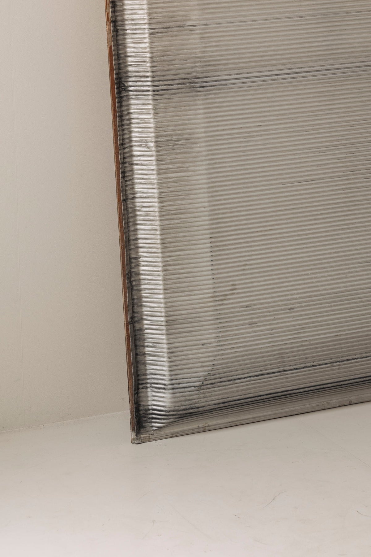 Jean Prouvé 'Grille' Aluminium Façade Panel, France 1956 — side angle