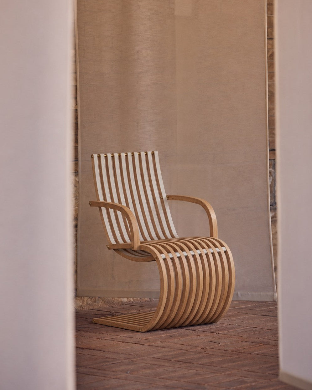 Avao Dining Armchair — side angle