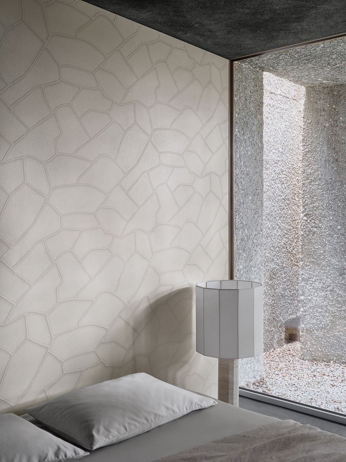 Roma II Dodecagon White Travertine — additional view