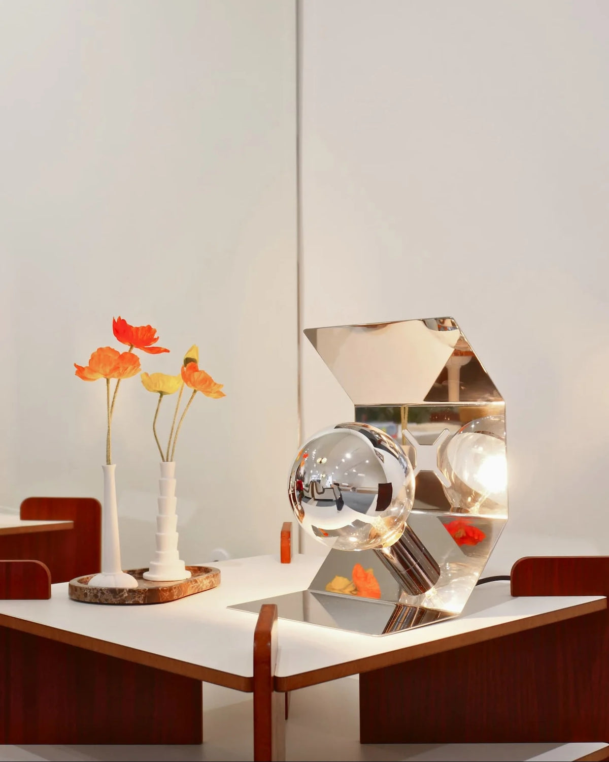 Pliée Table & Wall Lamp by Ben Swildens — additional view