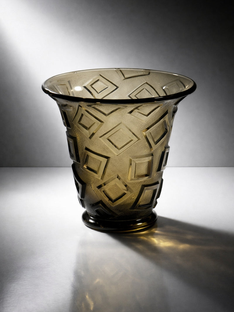 Rare Libochovice Expressionist Art Deco Vase - Bohemia 1930s by Dodo Vintage | The Oblist
