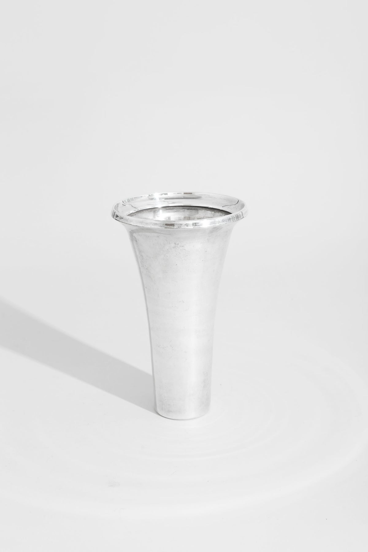 Bauhaus Chrome Vase by Villa | The Oblist — polished chrome finish