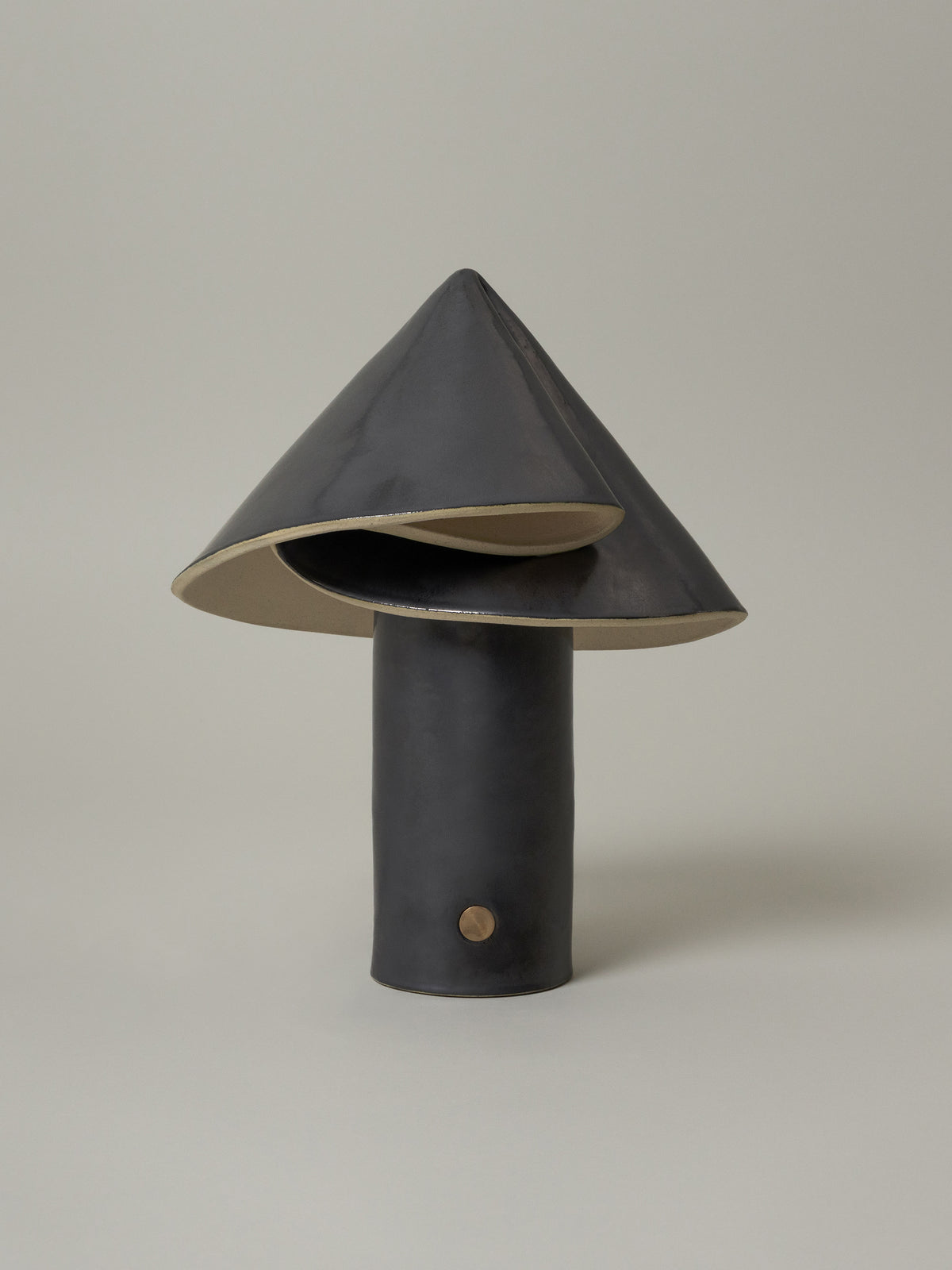 Shayd Table Lamp, Graphite — detail view