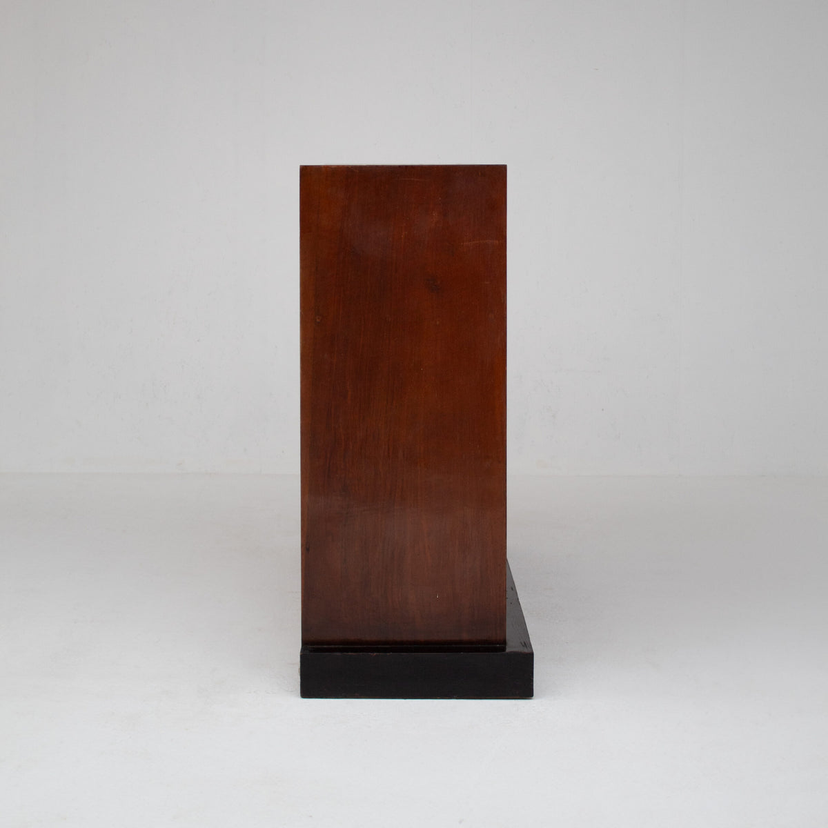 Art Deco Wooden Cabinet with Black Lacquered Door — lifestyle setting