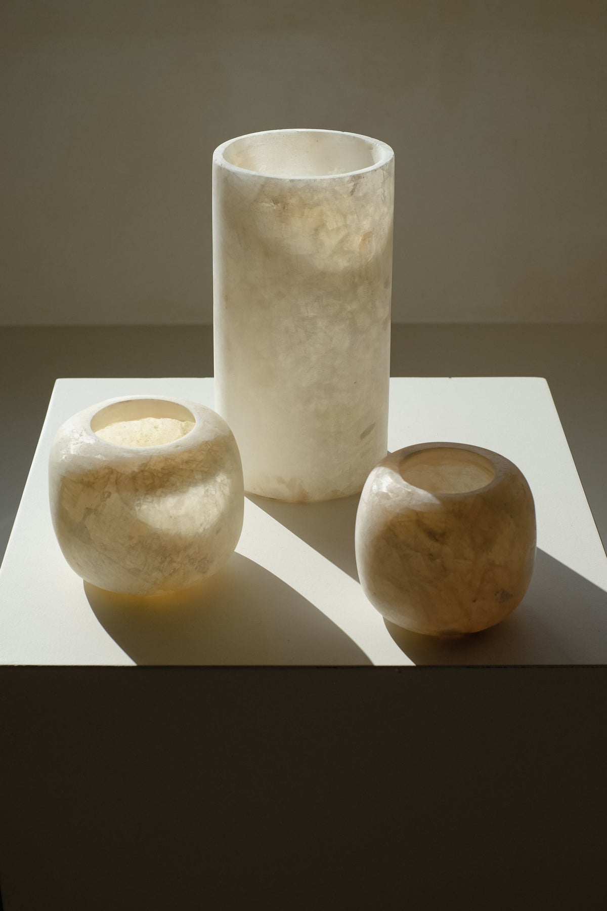 Alabaster Candle Holder by septembre studios