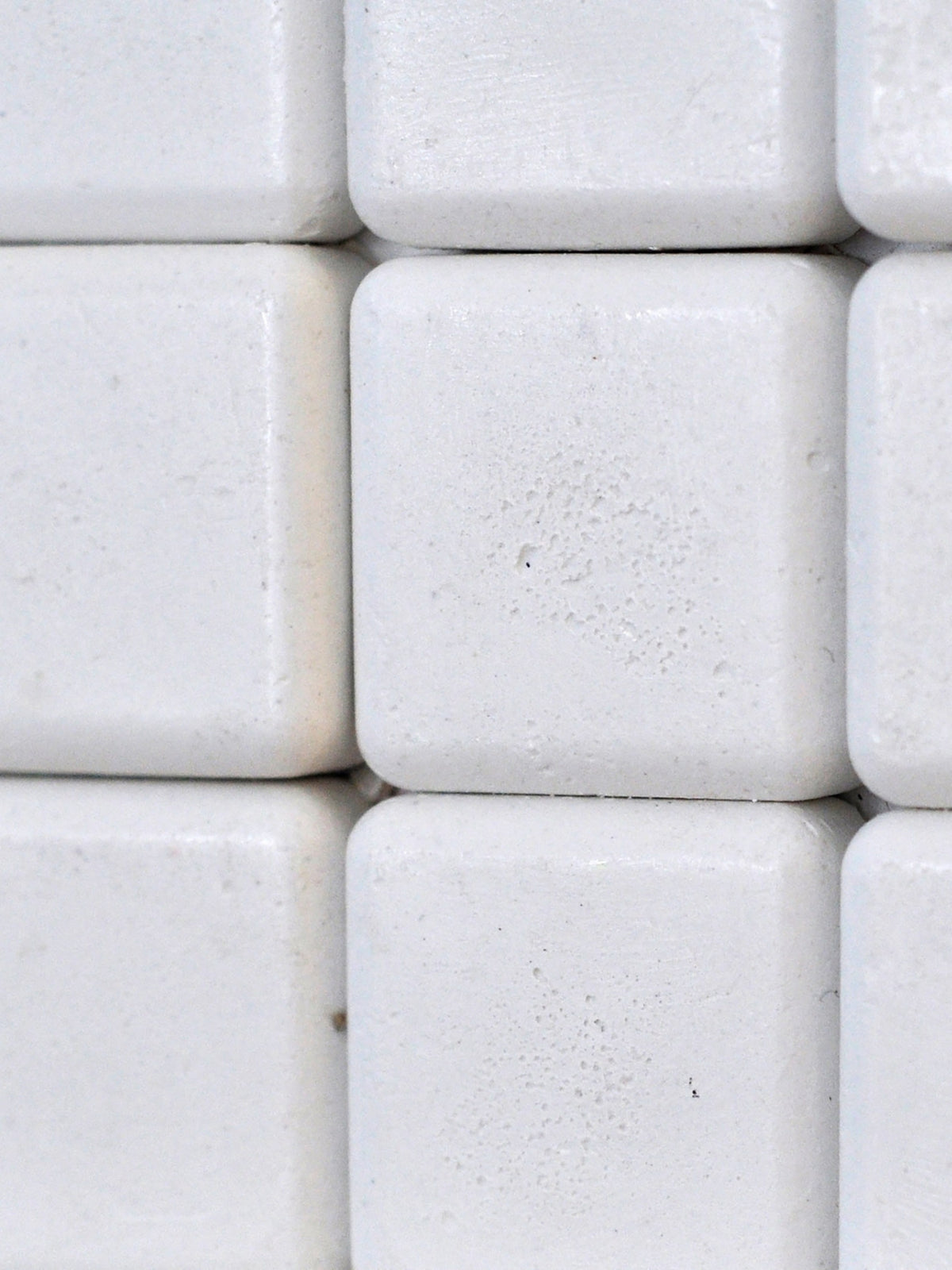 White Cubes No. 6 – Minimalist Wall Sculpture Relief — close-up