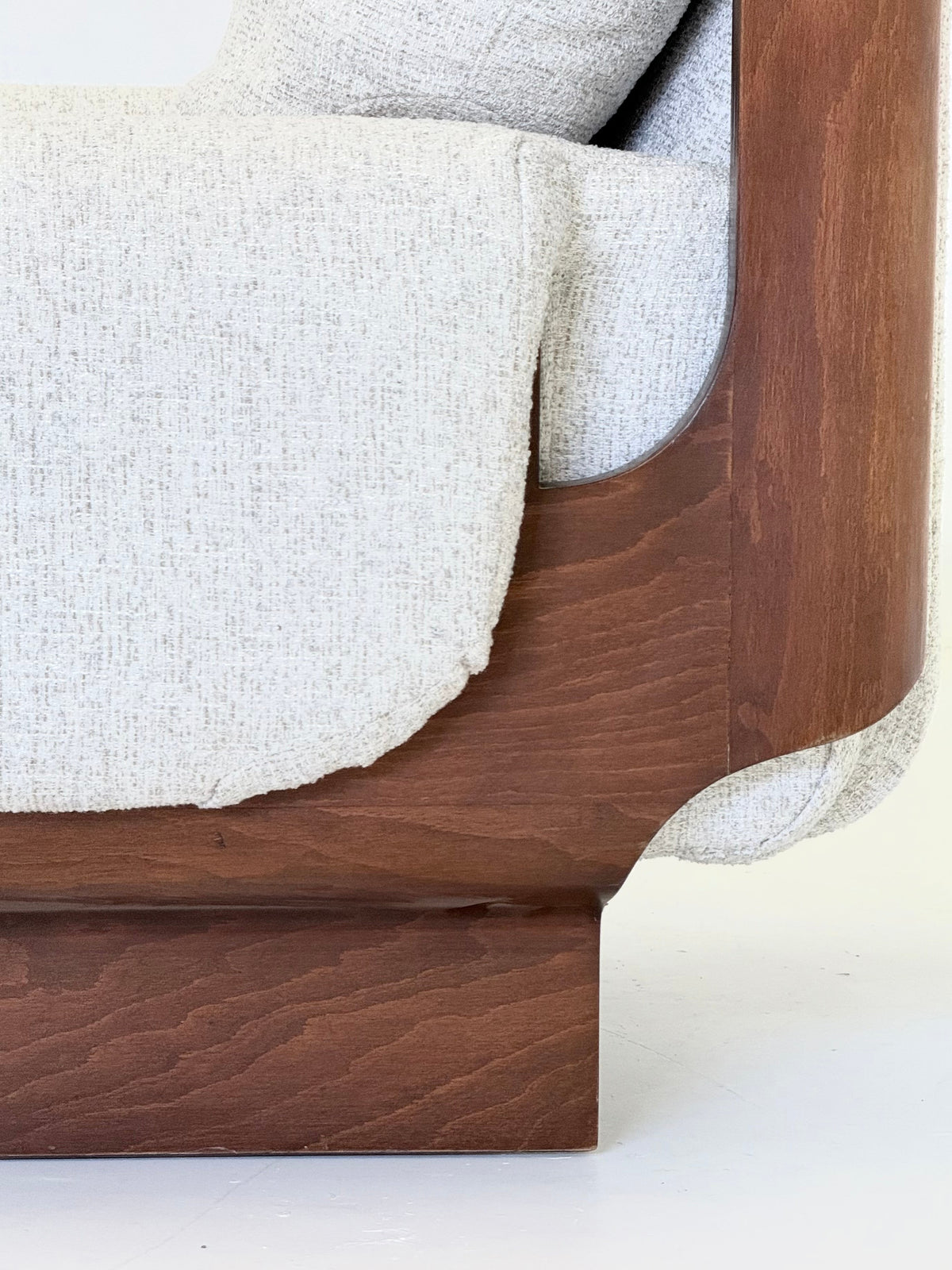 Italian Brutalist - mid century armchair — lifestyle setting