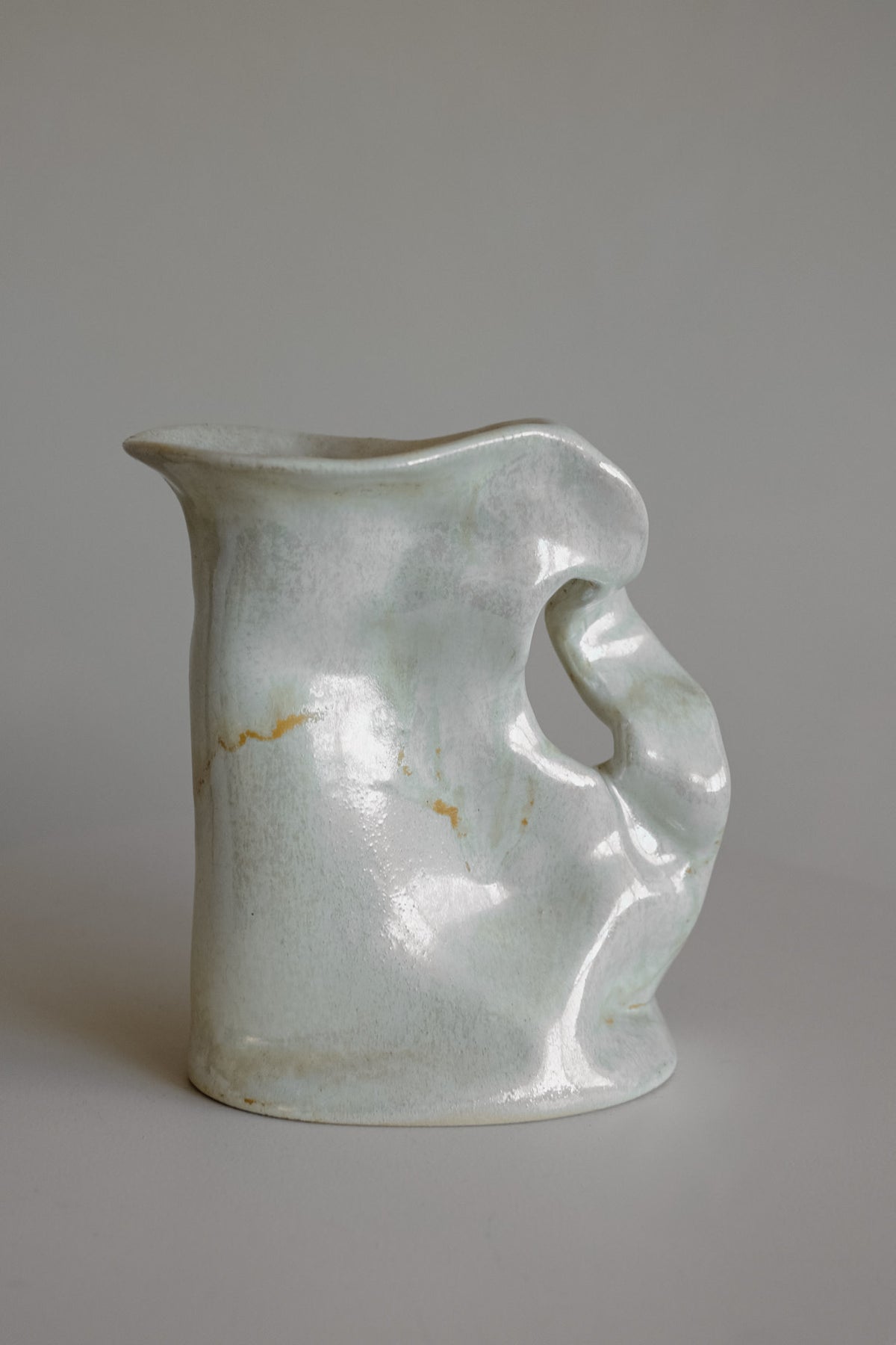 Sculptural Organic Ceramic Candle Holder — alternate view