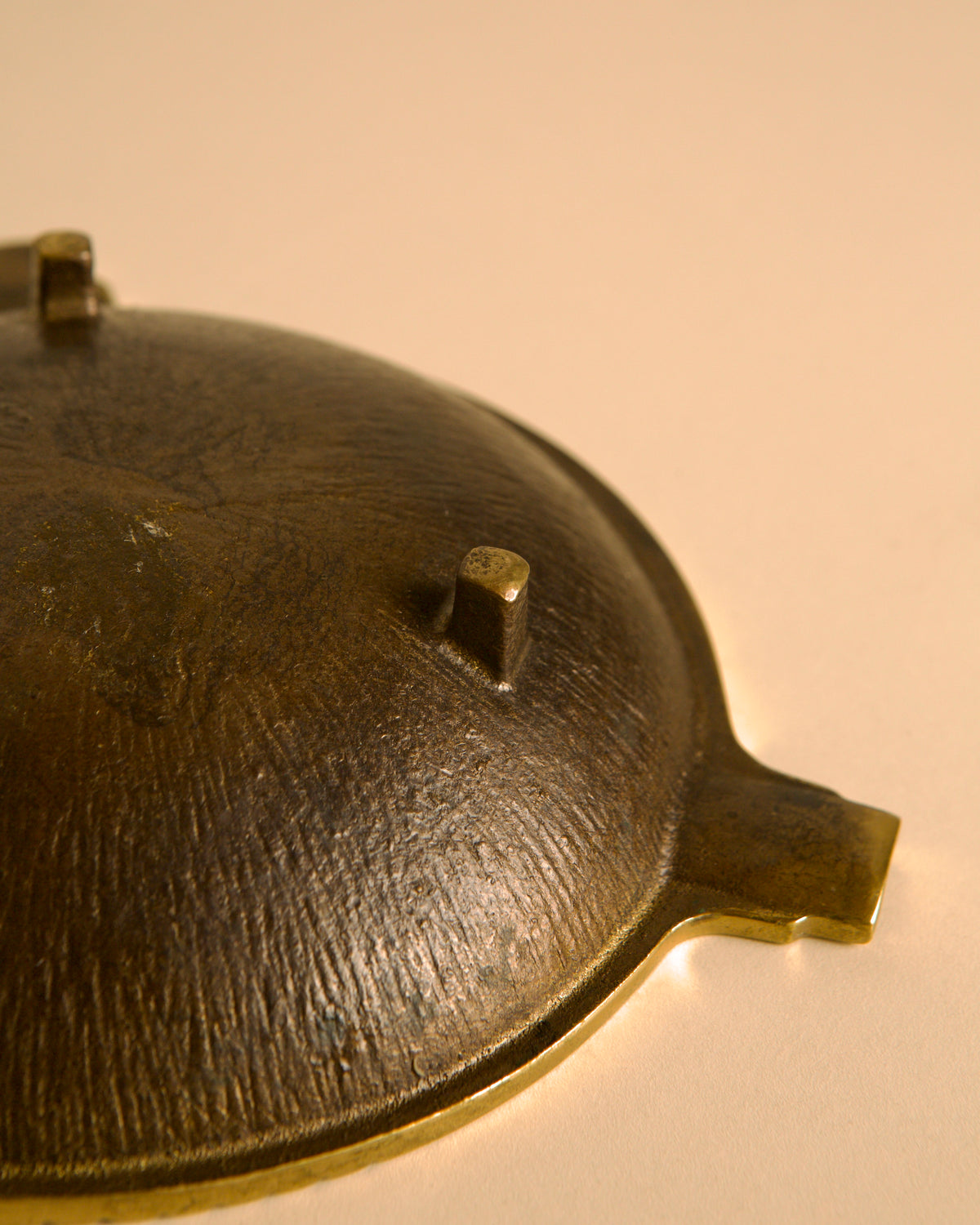 Italian bronze ashtray, 1940s — alternate view